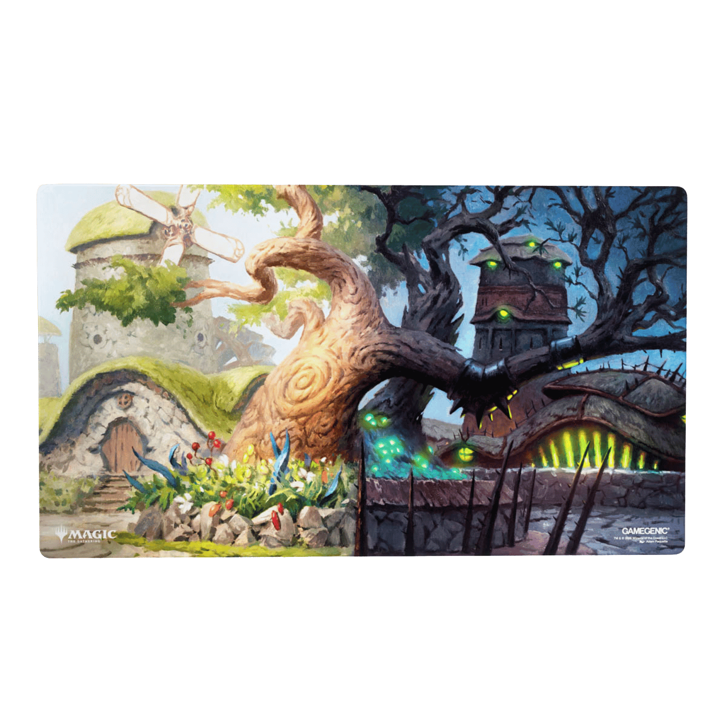 Gamegenic: Shiny Playmat - MTG Lorwyn Eclipsed - Temple Garden