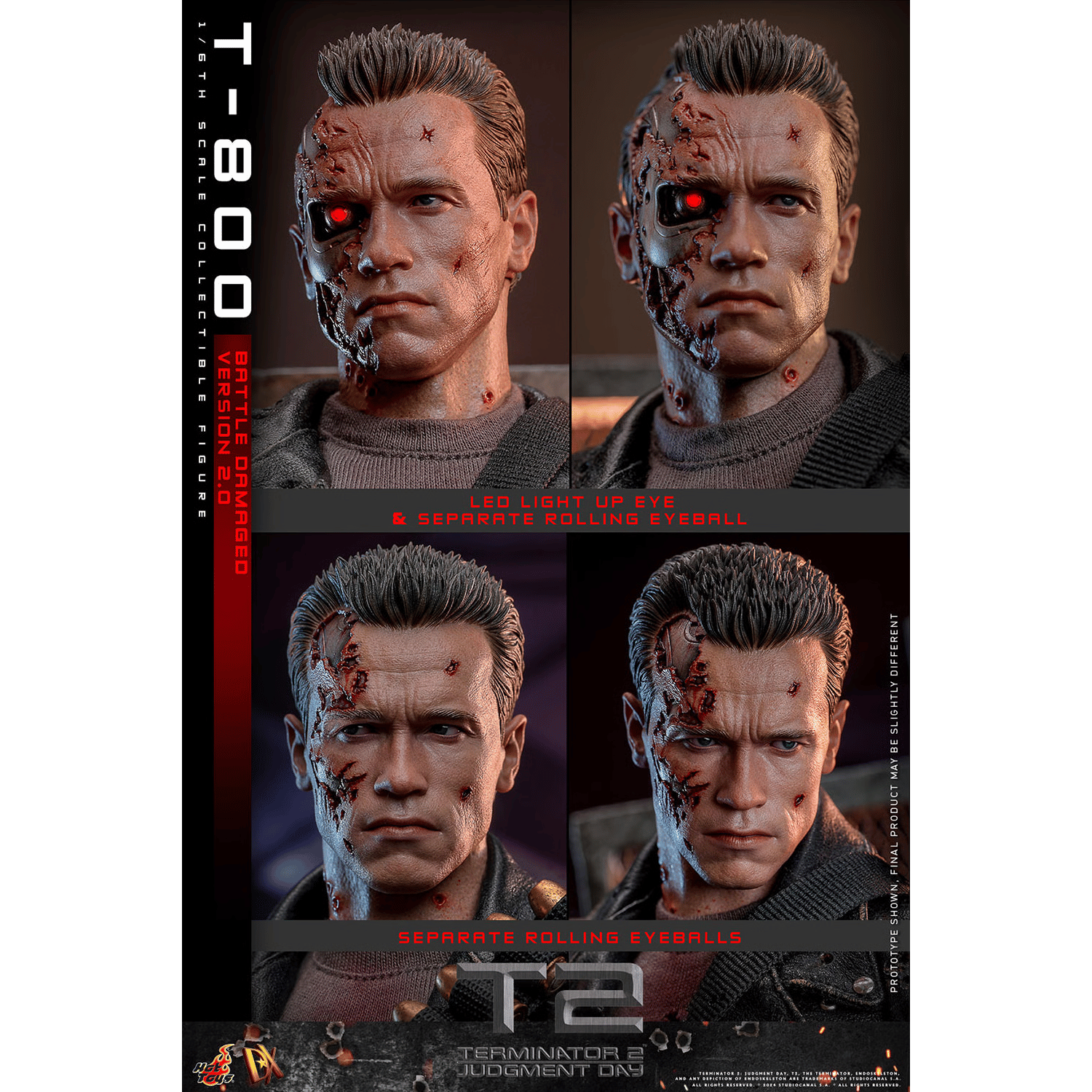 Terminator 2: Judgment Day: T-800 (Battle Damaged Version 2.0