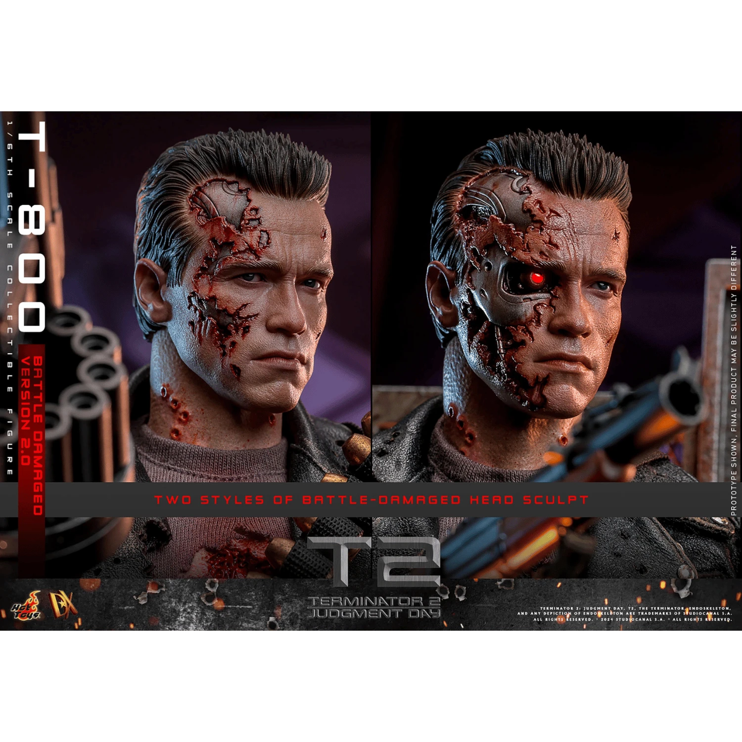 Terminator 2: Judgment Day: T-800 (Battle Damaged Version 2.0