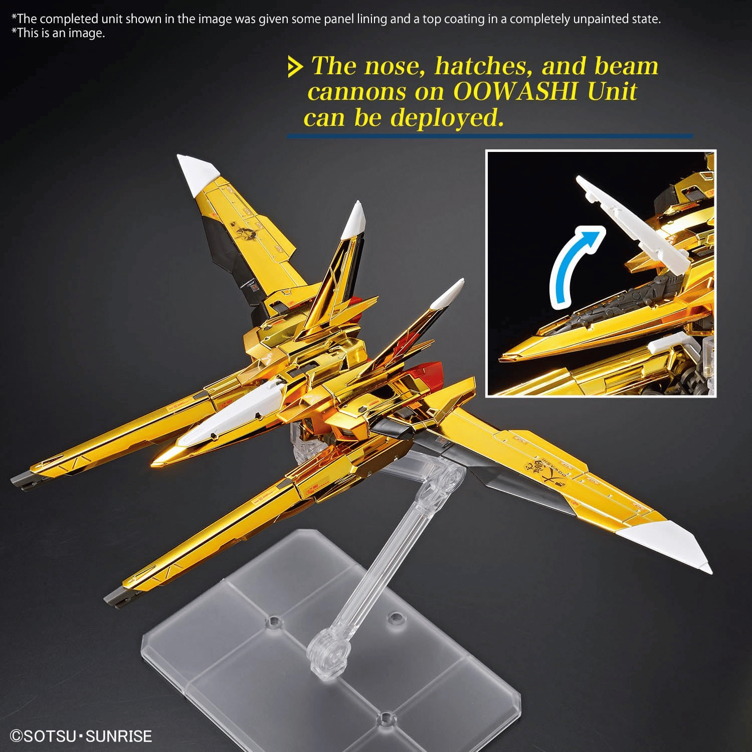 ロボット AKATSUKI GUNDAM OOWASHI unit 1/144 BANDAI RG 1/144 AKATSUKI GUNDAM OOWASHI unit ORB-01 Model Kit From