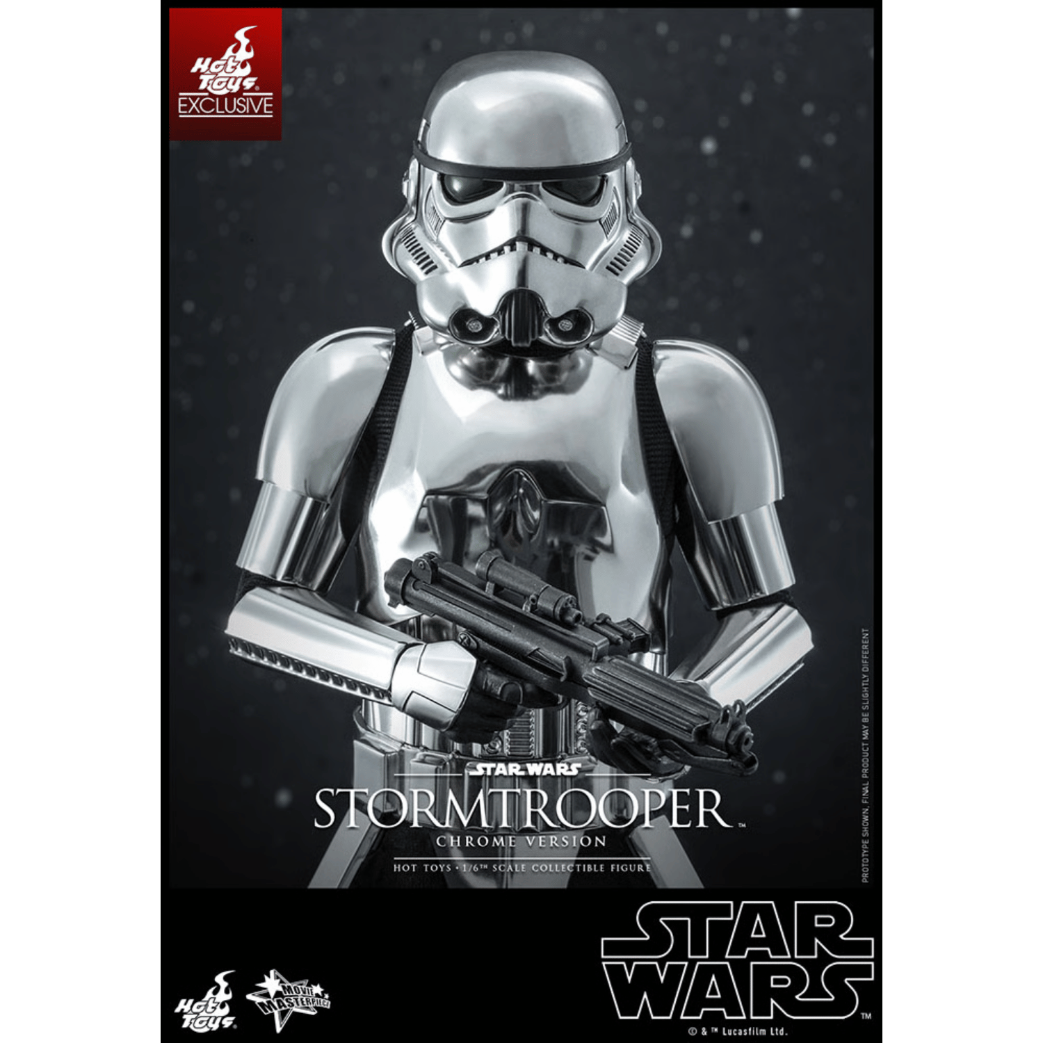 Figurine Hot Toys MMS615 - Star Wars - Stormtrooper Chrome Version - Figurine de collection | fnac Belgique
