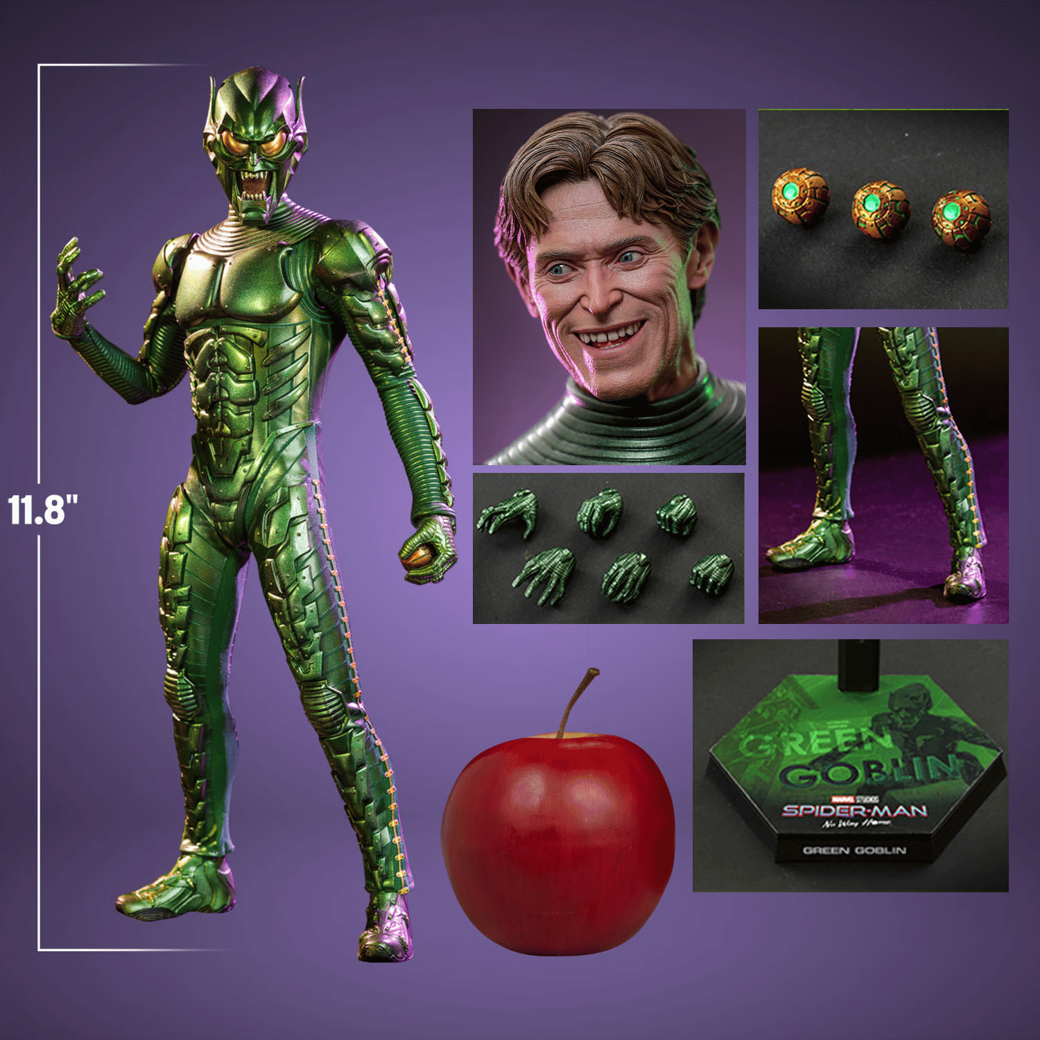 New Goblin フィギュア 約30cm Hottoys 1/6 Mms151 Spider-Man 3 New Goblin Limited 30cm Action