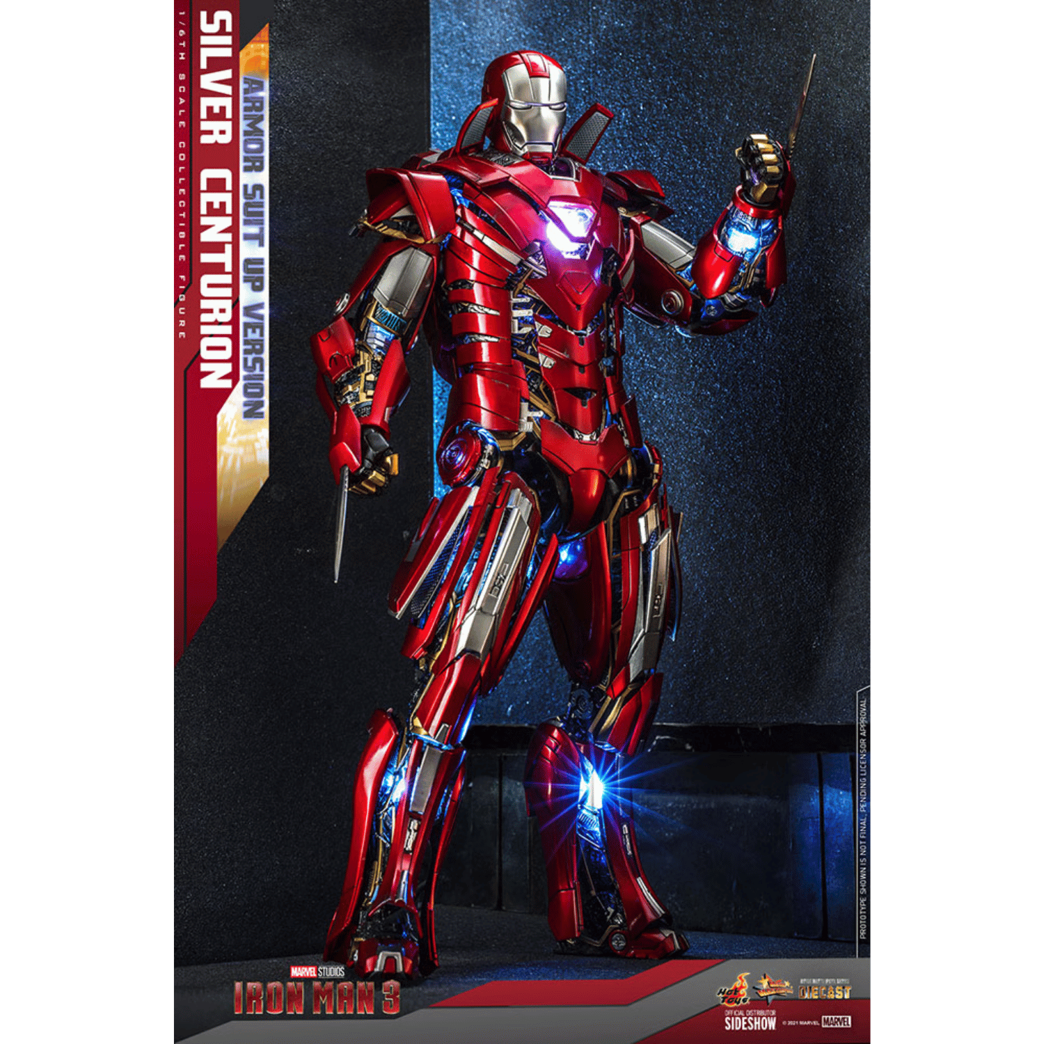 Marvel Studios: Iron Man 3: Silver Centurion (Armor Suit Up 