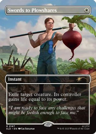 Swords to Plowshares (2167) (SLD-2167) - Secret Lair Drop Series Foil -  Game Nerdz