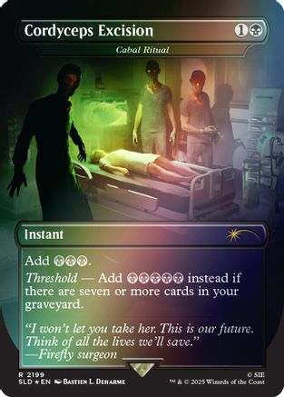 Cabal Ritual インスタントカード　foil Cabal Ritual (Cordyceps Excision) (The Last Of Us) | Secret Lair