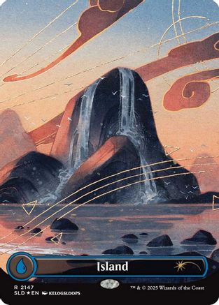 Island (2147) (SLD-2147) - Secret Lair Drop Series Foil - Game Nerdz