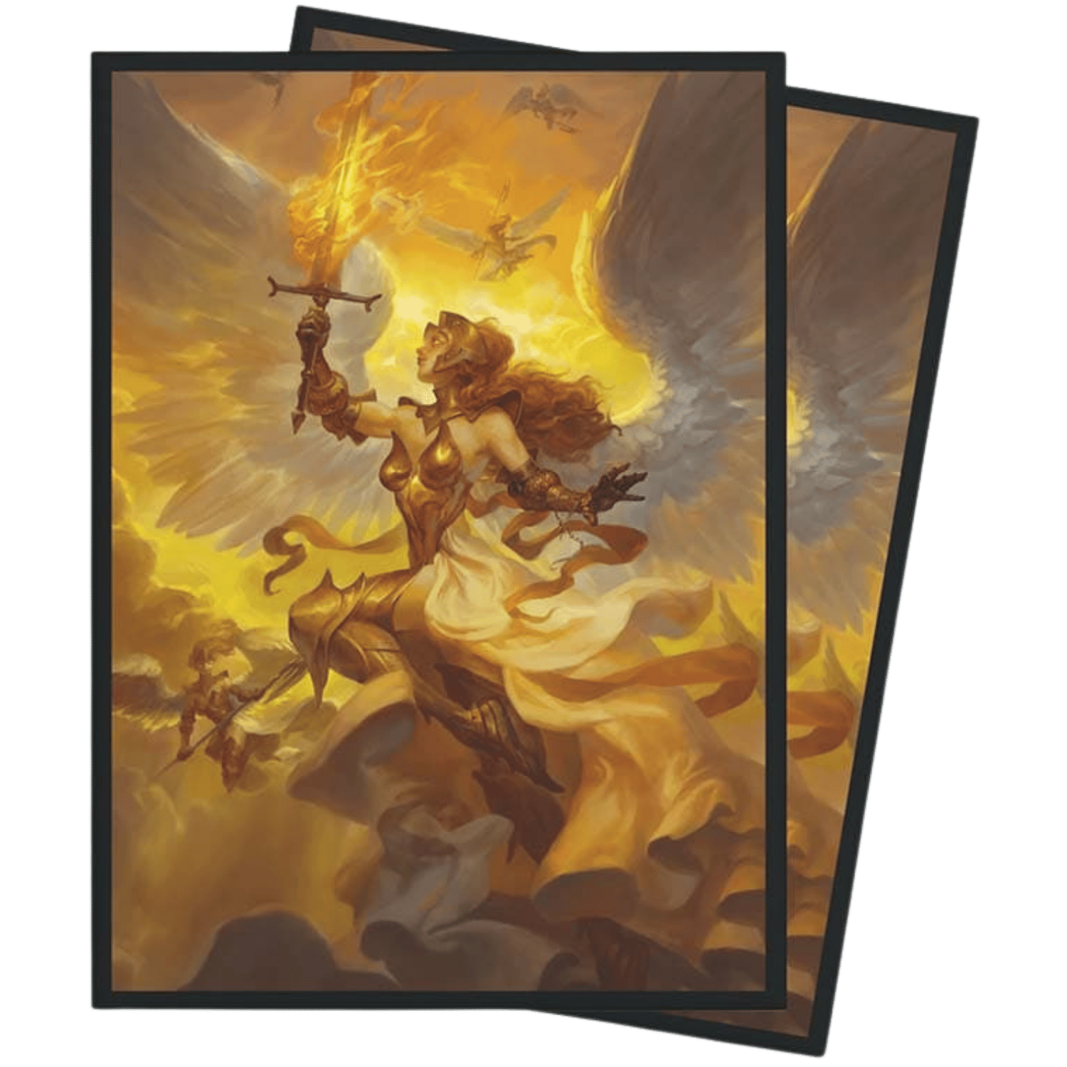 Arcane Fortress Sleeves: Angels & Demons Collection "Righteous Judgement" -  Matte (100ct) (PREORDER) - Game Nerdz
