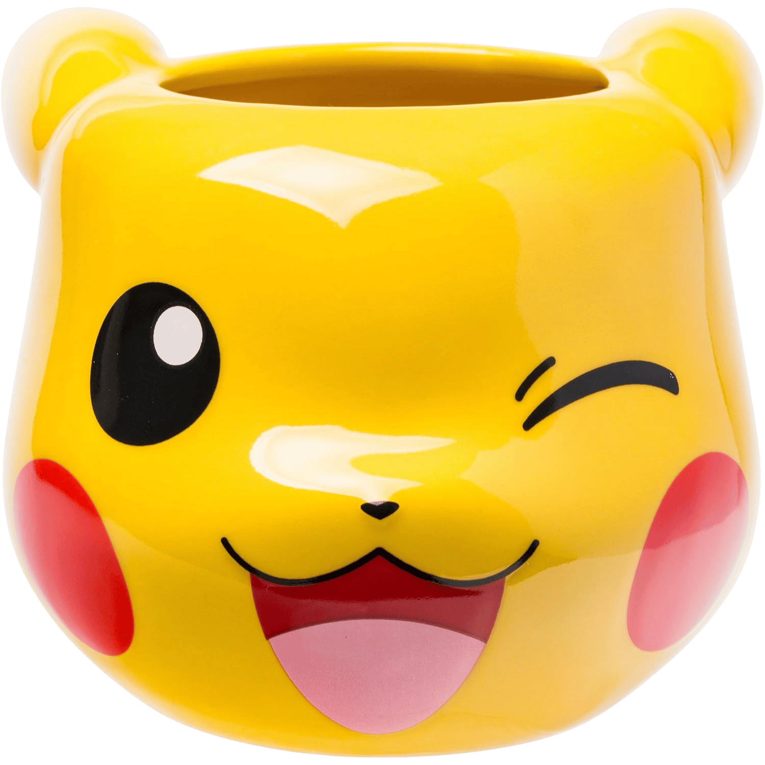 Pokemon: Pikachu Wink - Ceramic 3D Sculpted Mug (20oz) - Game Nerdz