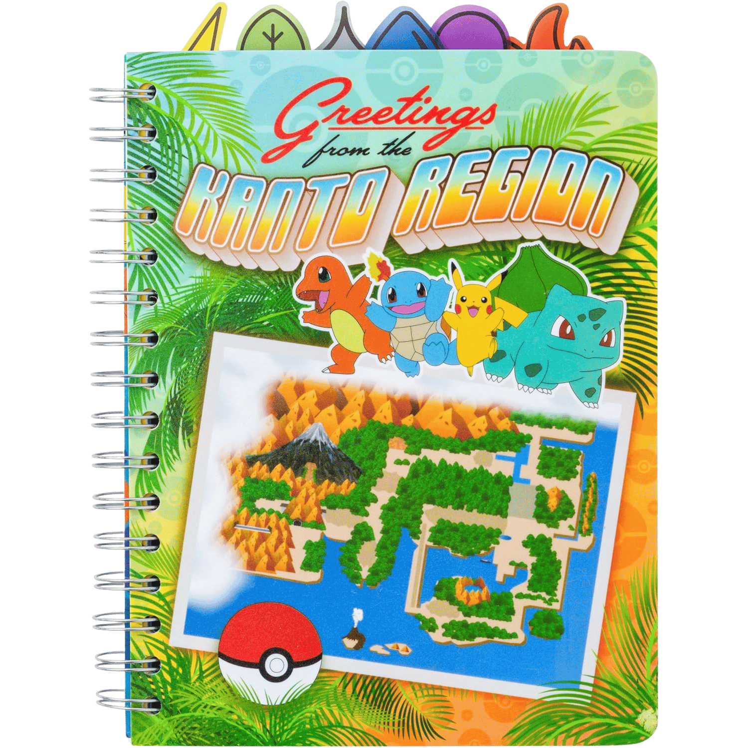 Pokemon: Kanto Region Pokemon & Map - Tabbed Journal (6.5" x 8.5") - Game  Nerdz