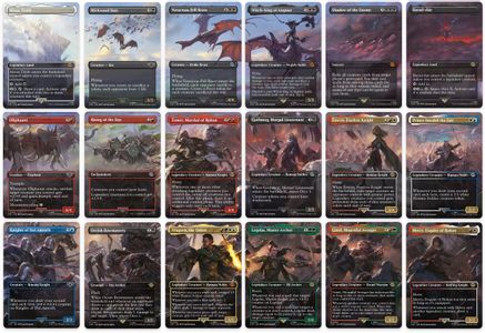 Battle of the Pelennor Fields Scene [Set of 18] (LTR-420-437) - The Lord of  the Rings: Tales of Middle-earth Foil - Game Nerdz