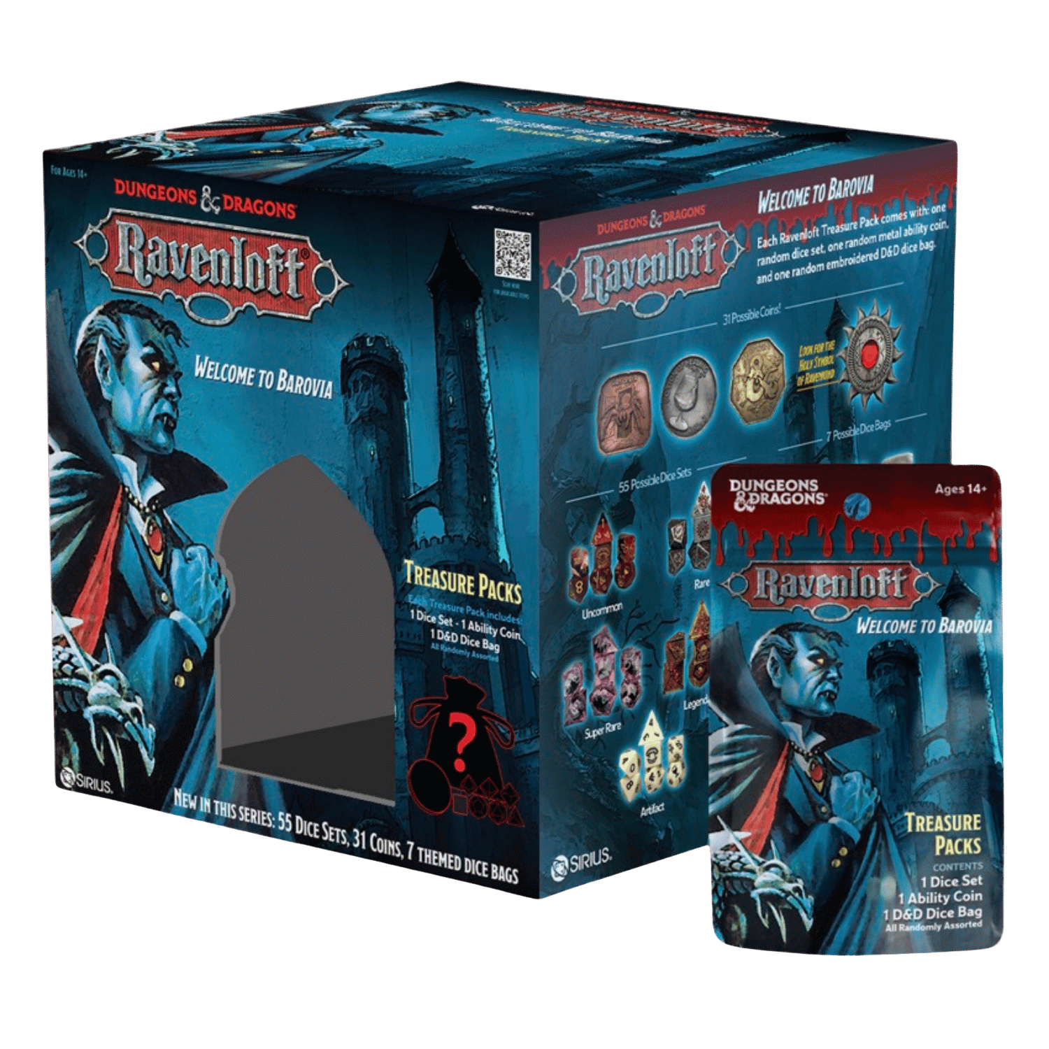 Sirius Dice: Dungeons & Dragons Castle Ravenloft: Treasure Packs