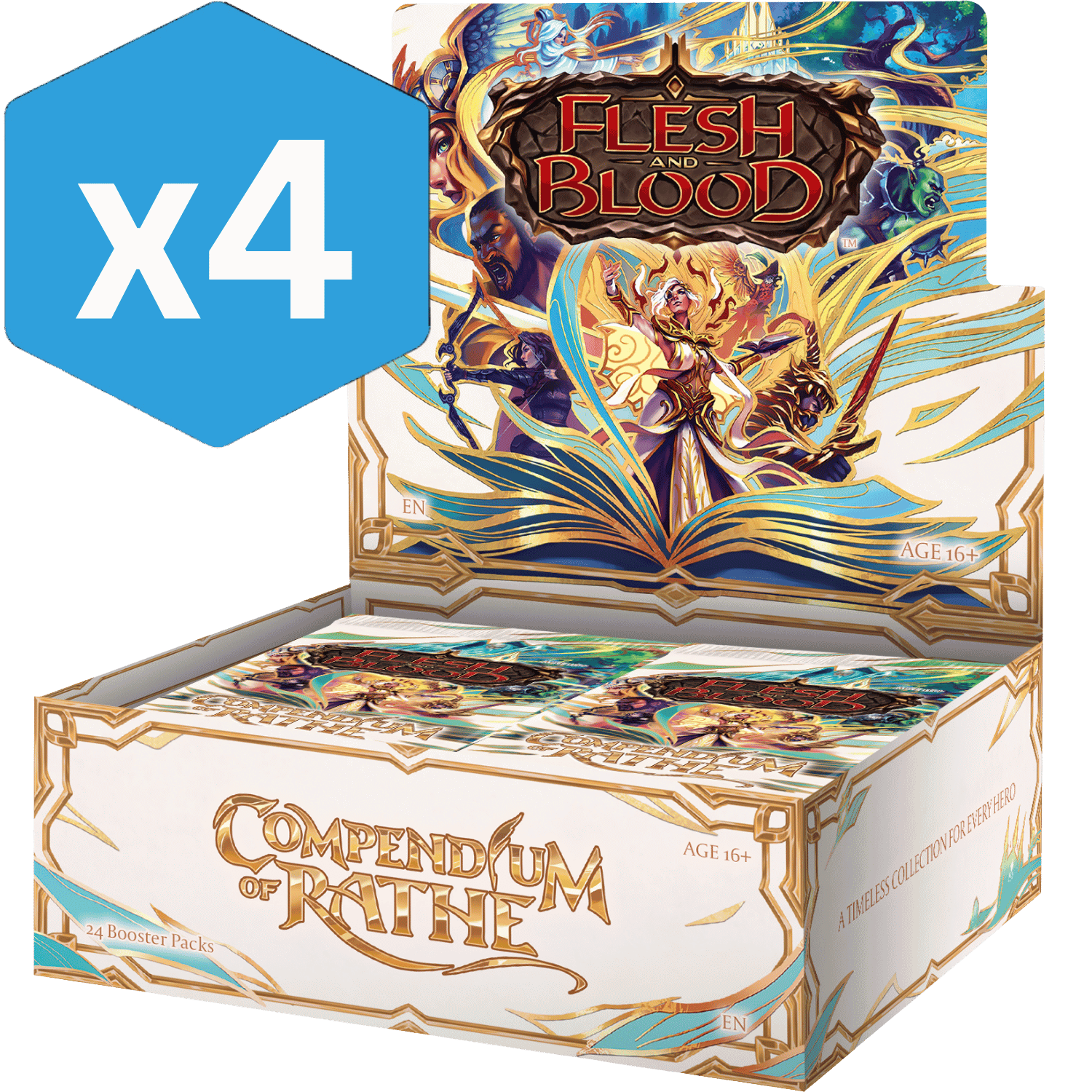 Flesh & Blood TCG: Compendium of Rathe - Booster Box (Sealed Case