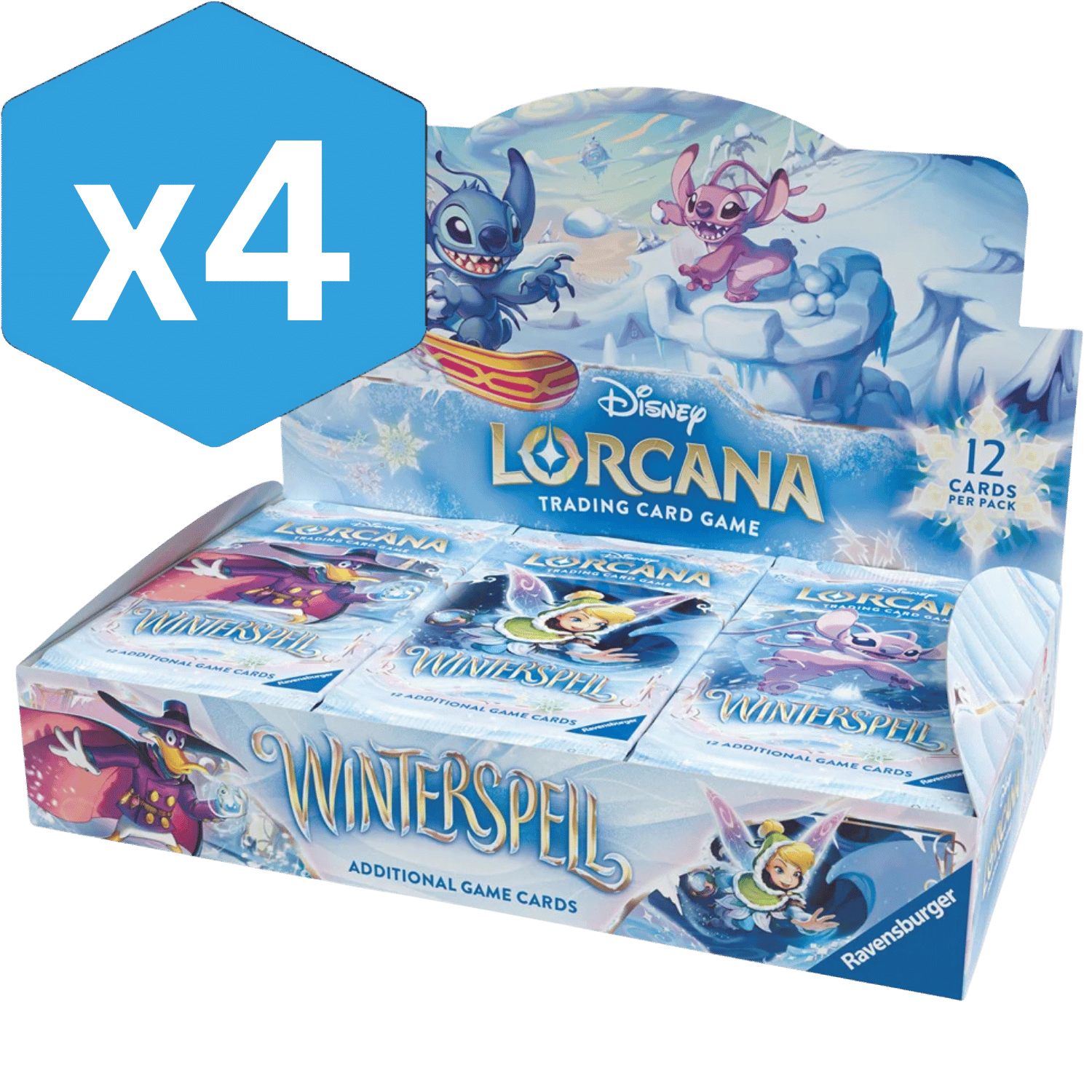 Disney Lorcana TCG: Winterspell - Booster Box (Sealed Case)