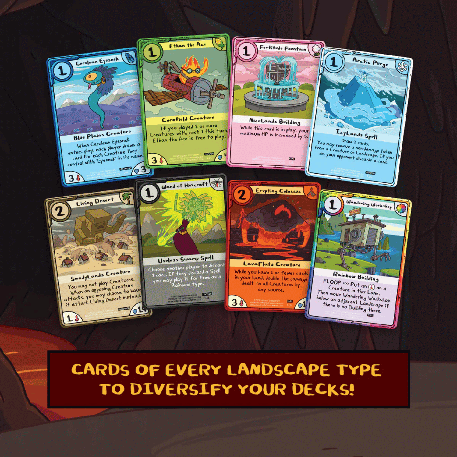 Adventure Time: Card Wars - Lands of Legend Booster Collection (PREORDER) - Game Nerdz Adventure Time: Card Wars - Lands of Legend Booster Collection (PREORDER) - Game Nerdz