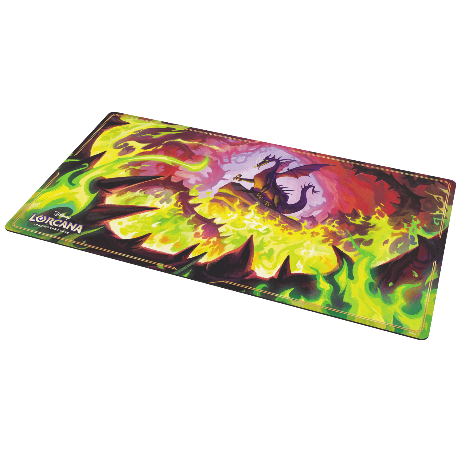Disney Lorcana TCG: Winterspell - Dragon Fire - Playmat - Game Nerdz