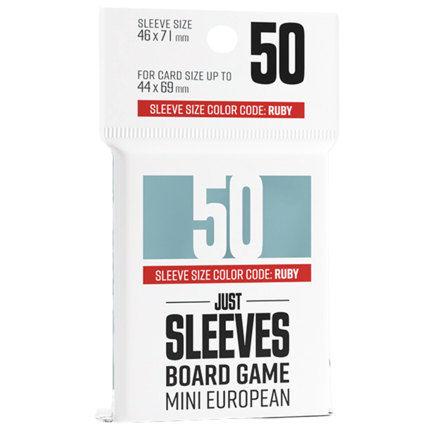 Gamegenic Sleeves: Just Sleeves - Board Game Mini European (50) - Game Nerdz