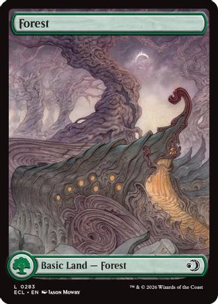 Forest (0283) (ECL-283) - Lorwyn Eclipsed Foil - Game Nerdz