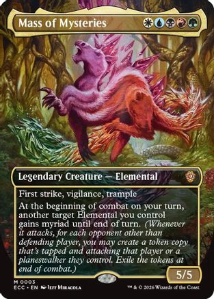 Mass of Mysteries (Borderless) (ECC-003) - Commander: Lorwyn Eclipsed Foil  - Game Nerdz