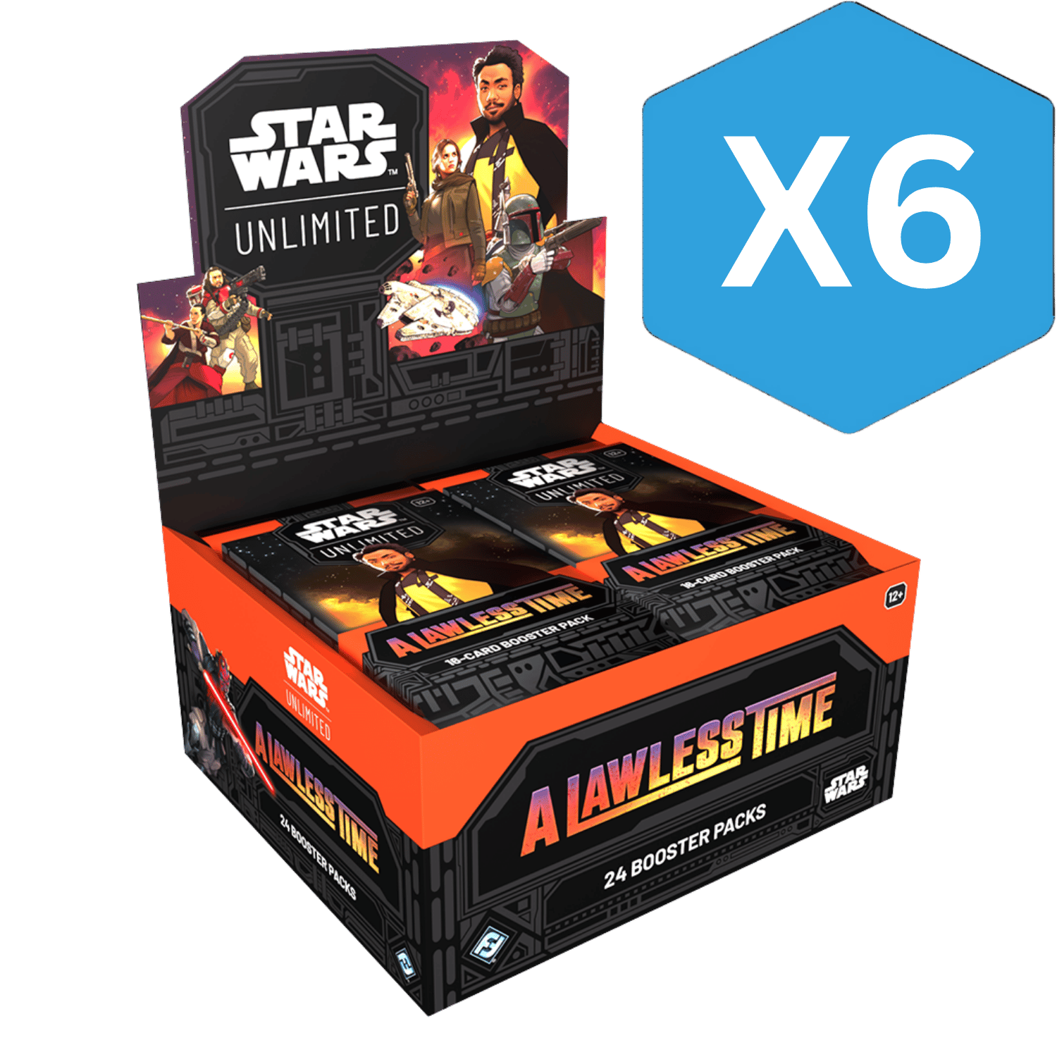 star wars unlimited booster box case Premium Acrylic Case for Star Wars Unlimited Booster Box with Magnetic Top main image 0