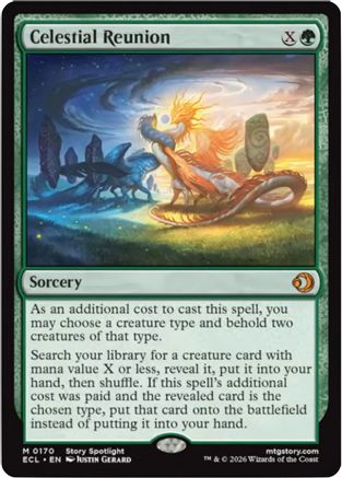 Celestial Reunion (ECL-170) - Lorwyn Eclipsed Foil - Game Nerdz
