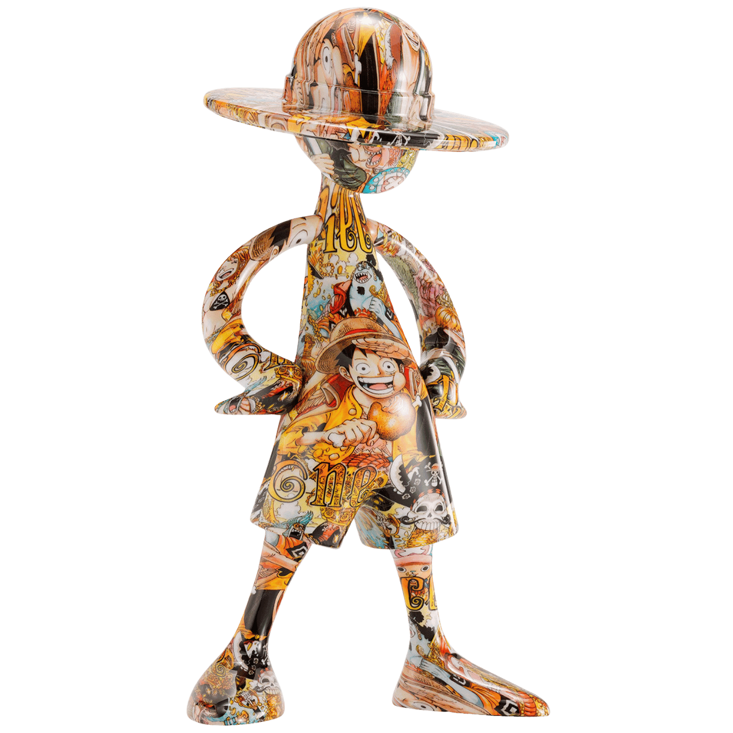 One Piece: Luffy's ArtCanvas 1000LOGS Anniversary TAMASHII NATIONS