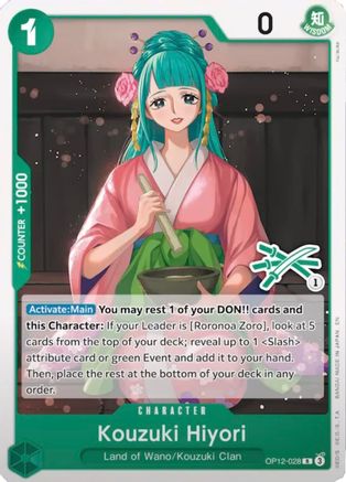 Kouzuki Hiyori (Zoro Deck) (OP12-028) Learn Together Deck Set