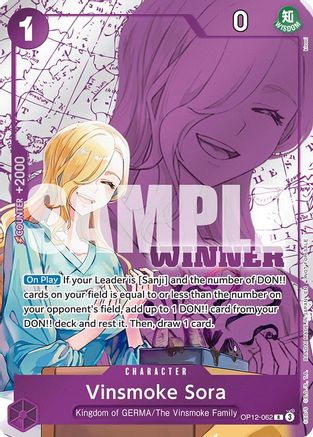 Vinsmoke Sora (Winner Pack 2026 Vol. 1) (OP12-062) One Piece