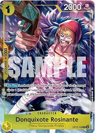 Donquixote Rosinante (Illustration Box Vol.6) (OP12-108) One Piece  Promotion Cards Foil - Game Nerdz