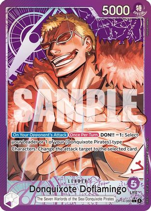Donquixhote Doflamingo (Alternate Art) (OP14-060) The Azure Sea's