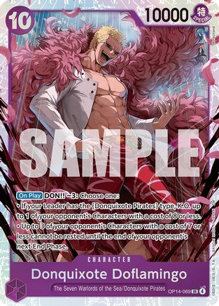 doflamingo one piece card game OP04-031 Donquixote (SR*)  TCG Corner The cards are in Japanese and provide an exciting way to immerse yourself in the world of One Piece OP01 Donquixote Doflamingo Custom Art