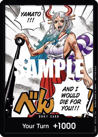 yamato one piece card game Promo P-008 (Japanese Version) These card sleeves are designed to protect and enhance the appearance of your valuable card collection ONE PIECE Card Game OP01-121