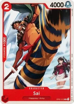 Sai (OP01-012) One Piece Demo Deck Cards Sai (OP01-012) One Piece Demo Deck Cards