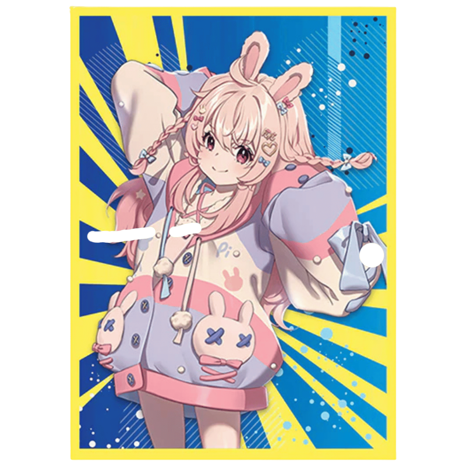 bunny card sleeves Holographic Sleeves, 57 x 88 mm – Choice Music LA Cute bunny holographic sleeves for K ETLKJVBL for MTG Card Storage