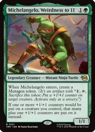 Michelangelo, Weirdness to 11 (TMT-121) - Teenage Mutant Ninja