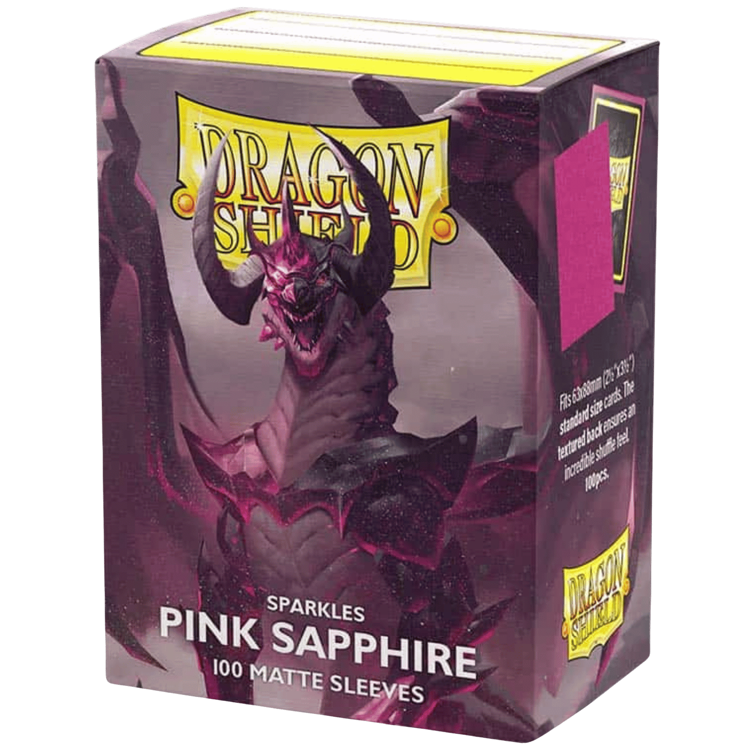 Dragon Shield: Sparkles - Pink Sapphire - Matte (100ct) (PREORDER