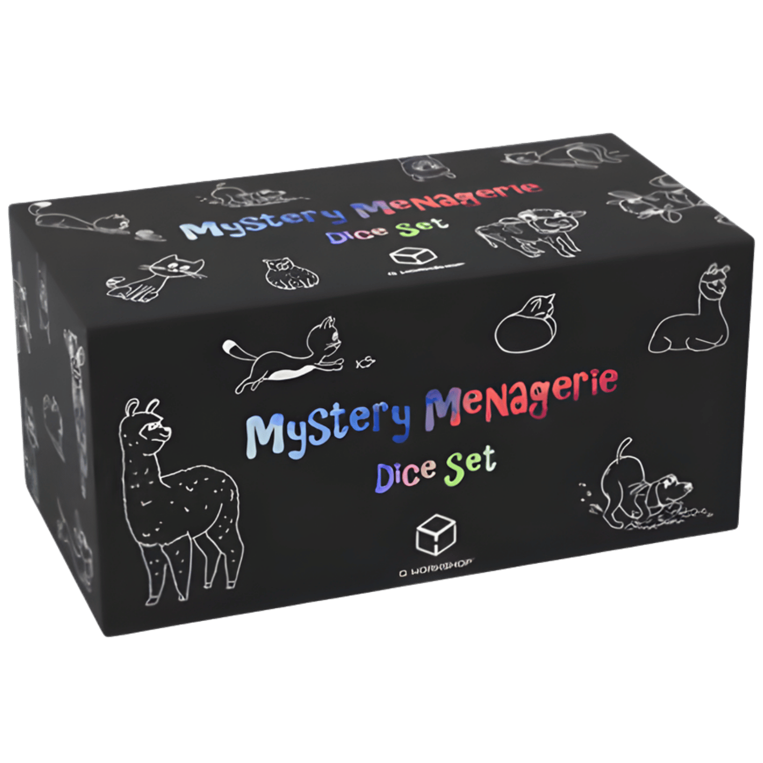 Mystery Menagerie Polyhedral 7pcs Dice Set - Blind Pack Display