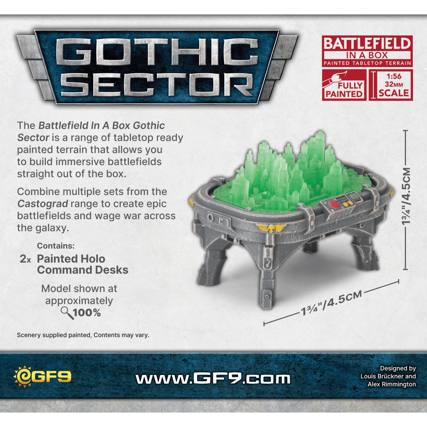 Battlefield in a Box: Gothic Sector - Castograd Holo Command Desks