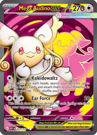 Mega Audino ex - 253/217 253 - ME Ascended Heroes Holofoil - Game
