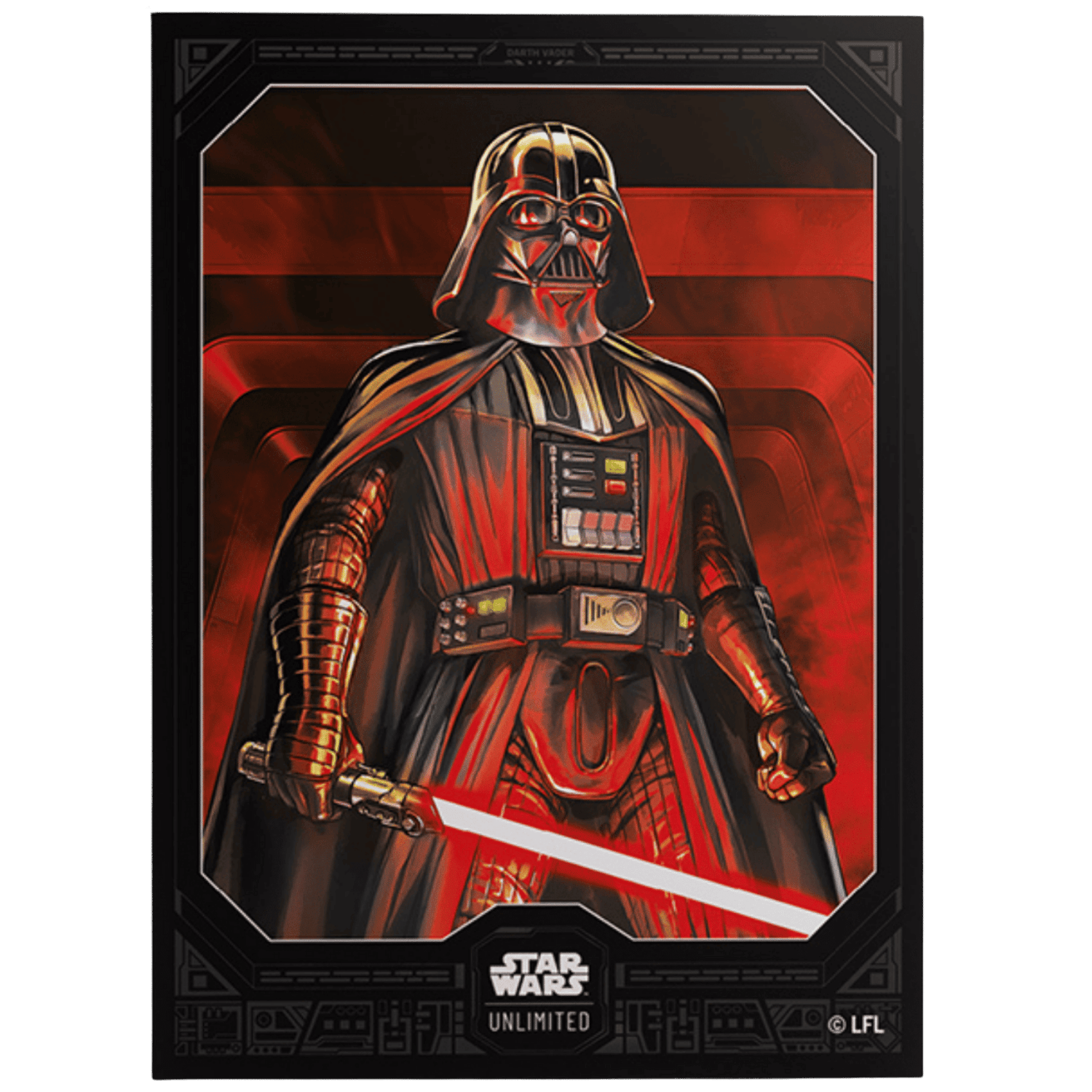 Star Wars Unlimited Premium Art Sleeves Darth Vader Unstoppable
