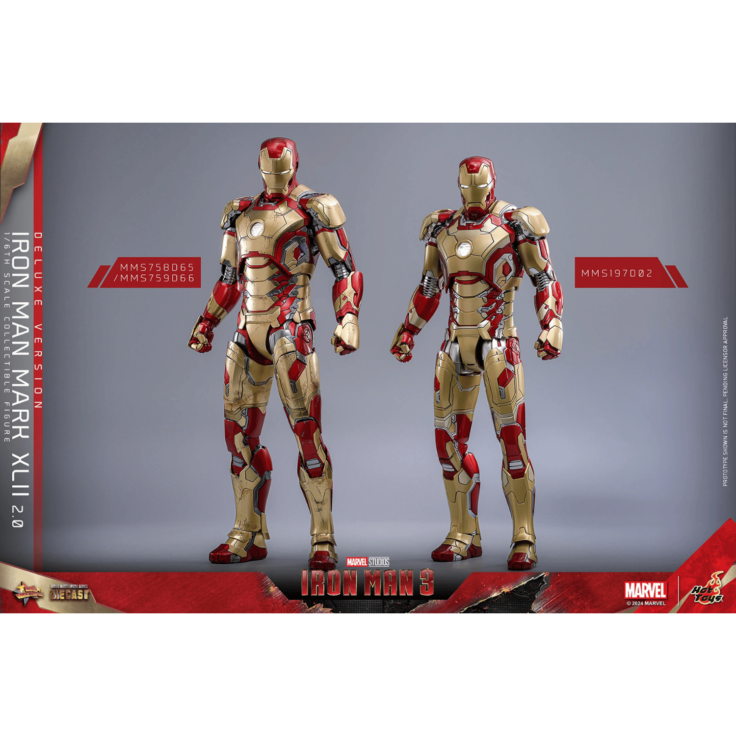 Marvel Studios: Iron Man 3 - Iron Man Mark XLII (2.0) MMS759D66
