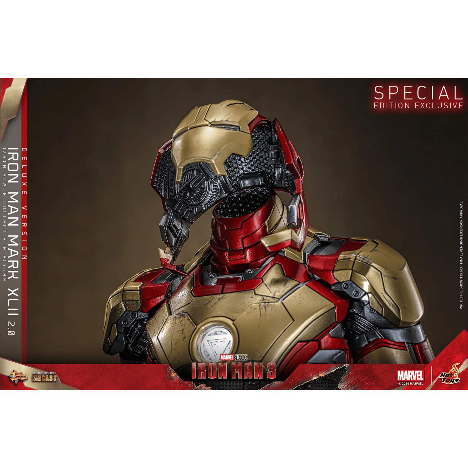 Marvel Studios: Iron Man 3 - Iron Man Mark XLII (2.0) MMS759D66 - 1/6th ...