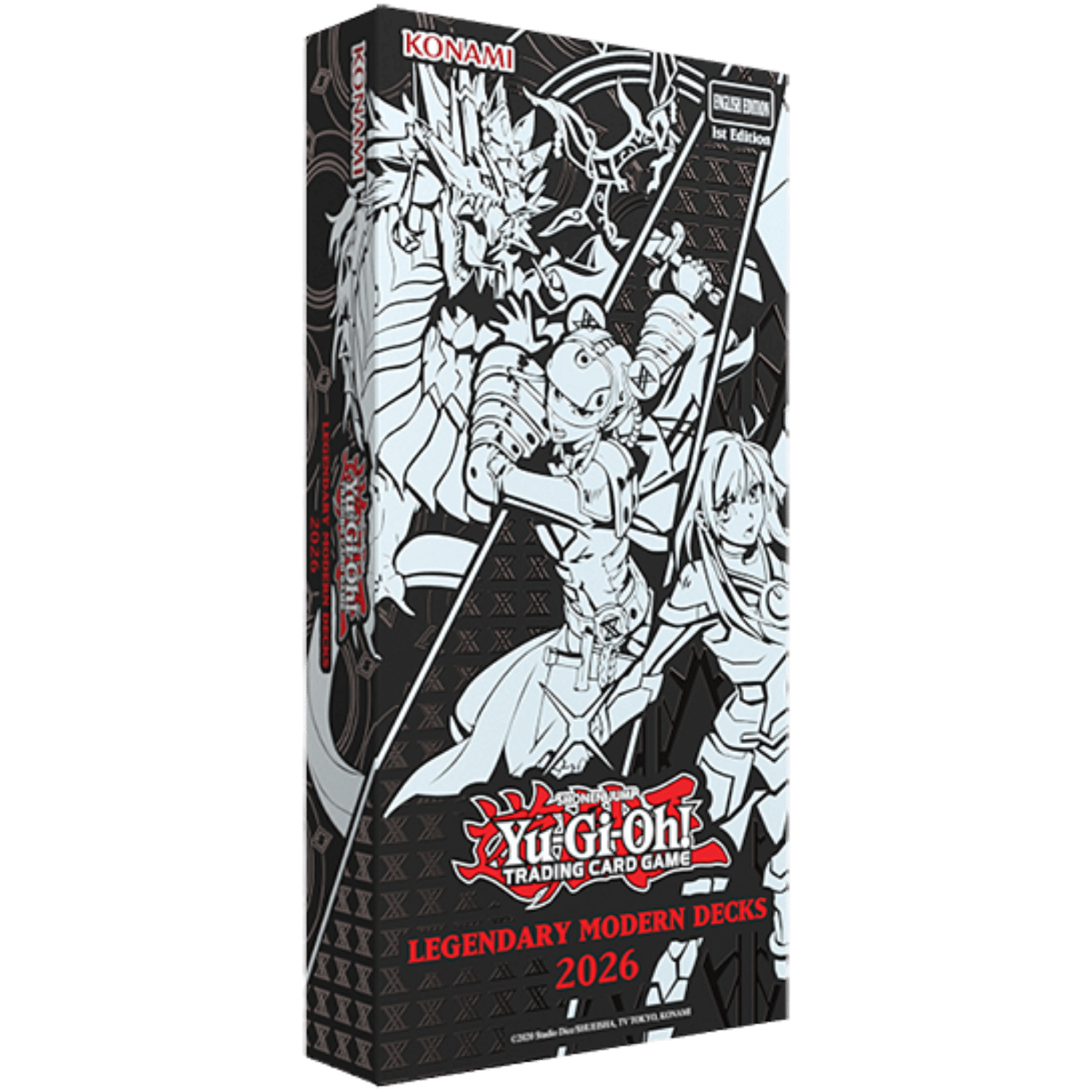 yu gi oh legendary decks Amazon.com: UAONO Card Deck Box for Yugioh MTG, 100+ Deck Case with 2  Dividers, PU Leather Storage Box, Compatible with Collectible Trading Cards  (Black & Red, Sky Dragon) : Toys & Games
