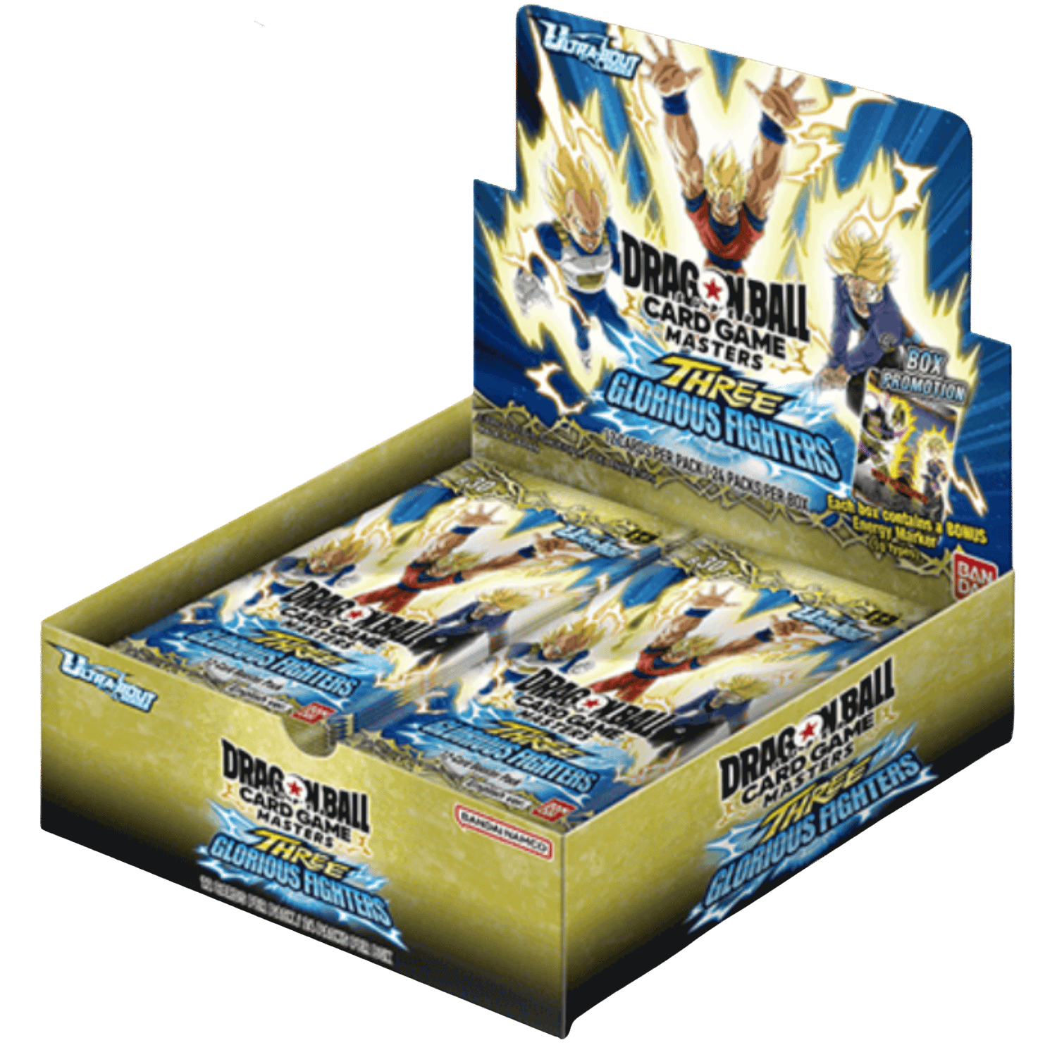 Dragon Ball Super TCG: Masters: Ultra-Bout - Three Glorious Fighters -  Booster Box B30