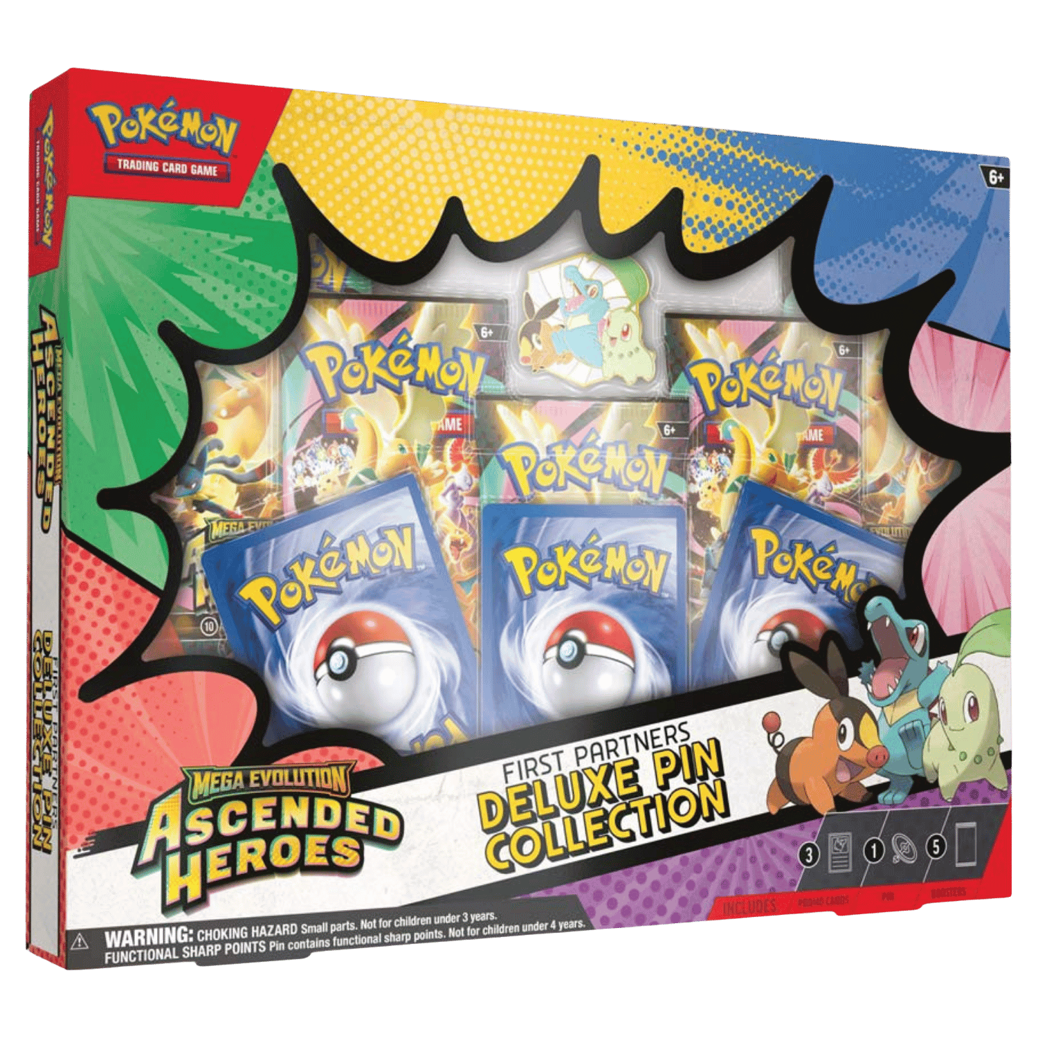Pokemon: Mega Evolution - Ascended Heroes - First Partners Deluxe Pin  Collection - Game Nerdz