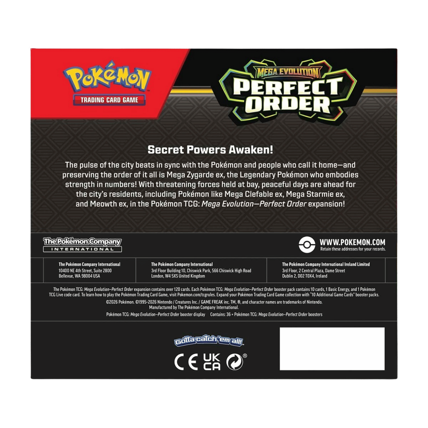 Pokemon: Mega Evolution - Perfect Order - Booster Box - Game Nerdz