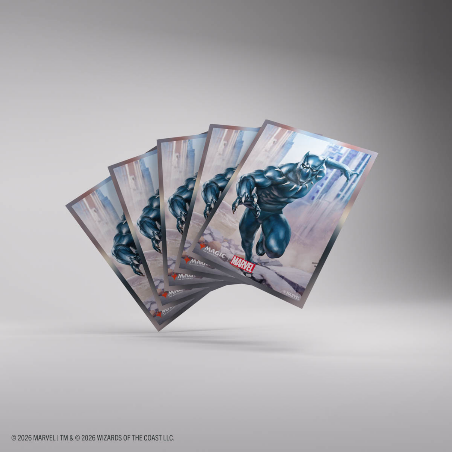 black panther card sleeves Gamegenic: Premium Art Sleeves - MTG Marvel Super Heroes - Black Panther