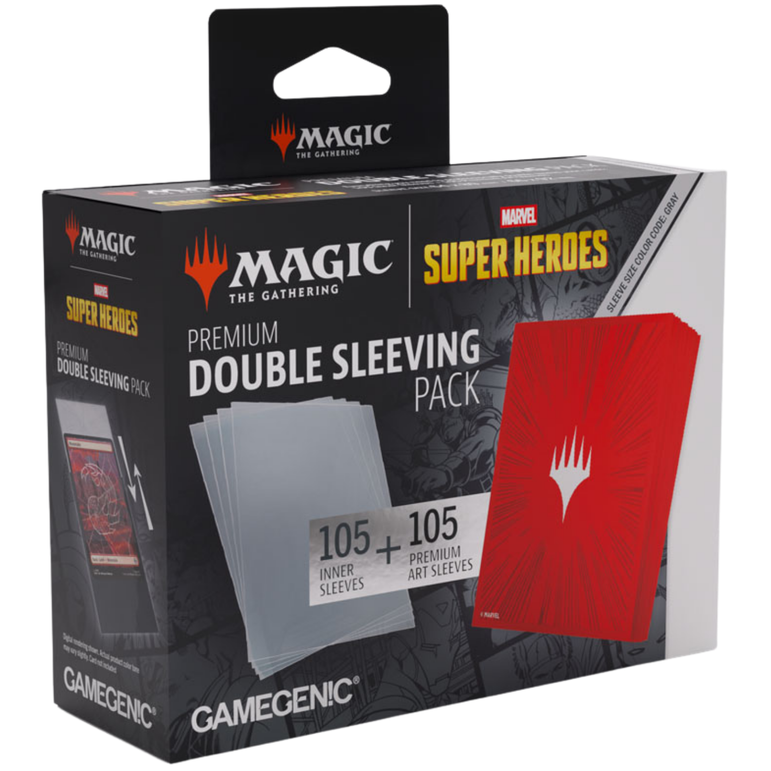 double sleeving magic cards Marvel Super Heroes Premium Double Sleeving Pack 100