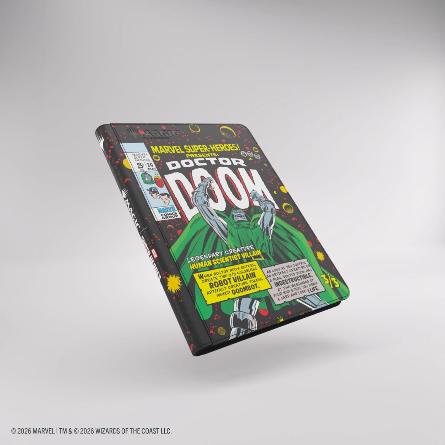 Gamegenic: Zip-Up Album - MTG Marvel Super Heroes - Doctor Doom