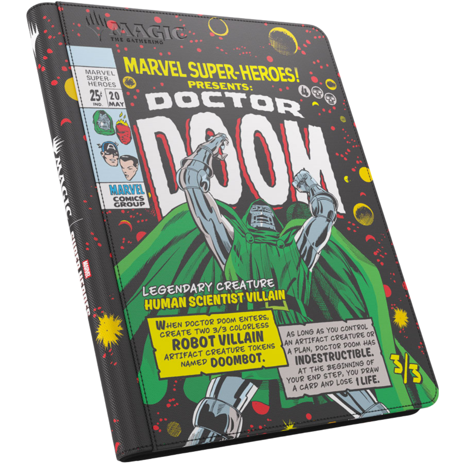 Gamegenic: Zip-Up Album - MTG Marvel Super Heroes - Doctor Doom