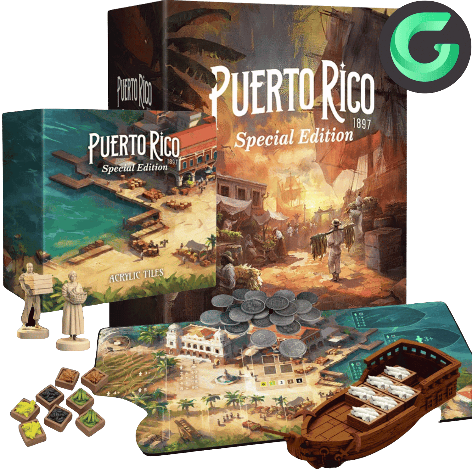 Puerto Rico 1897: Special Edition Merchant's Pledge Bundle